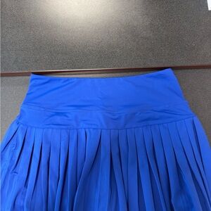 Blue Pleated Women’s Skirt